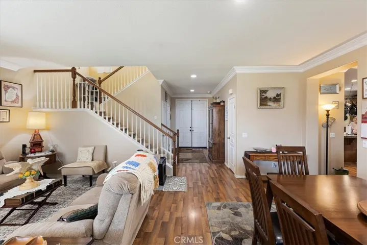 Dining and Living Room facing Entry
