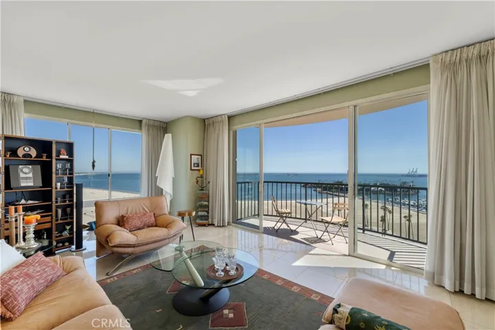 Living room with views
