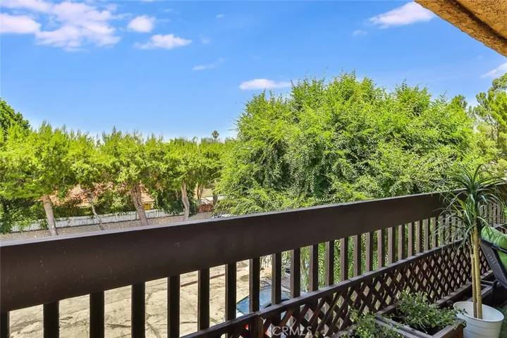View from patio