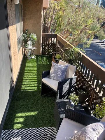 Patio off of living room