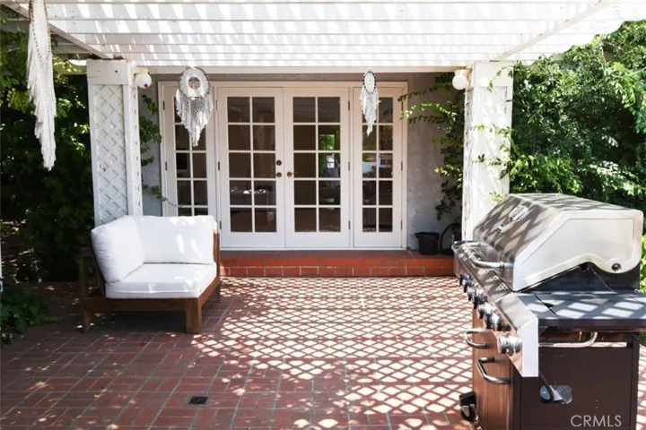 Terraced Patio outside Master Suite