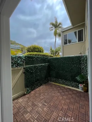 Private patio at back, access from master bedroom.