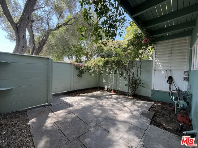 Private patio