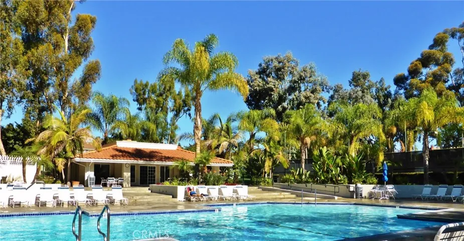 View of pool and clubhouse.