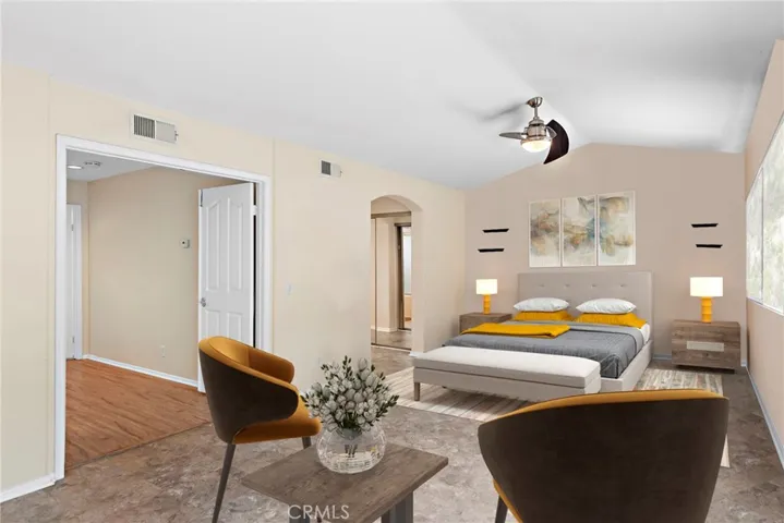 Master Bedroom - Virtually Staged