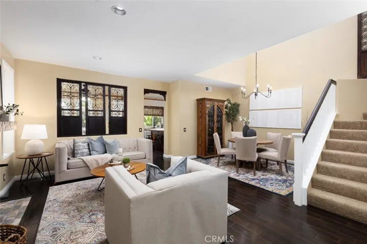 Gorgeous living room and formal dining room.