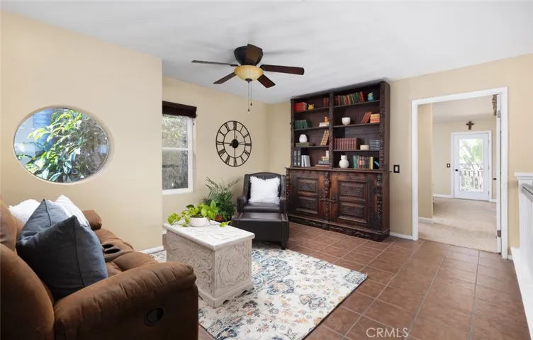 Spacious loft located upstairs.