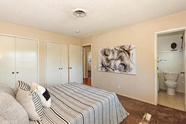 Primary bedroom has bathroom access