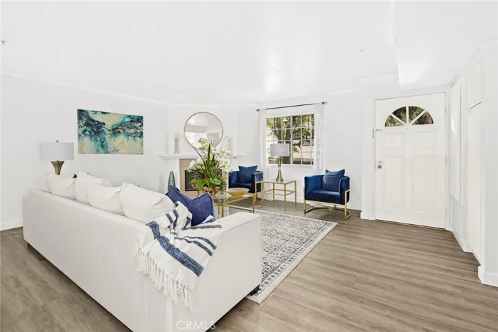 Beautiful living room with ample space