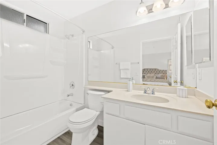 Spacious master bathroom