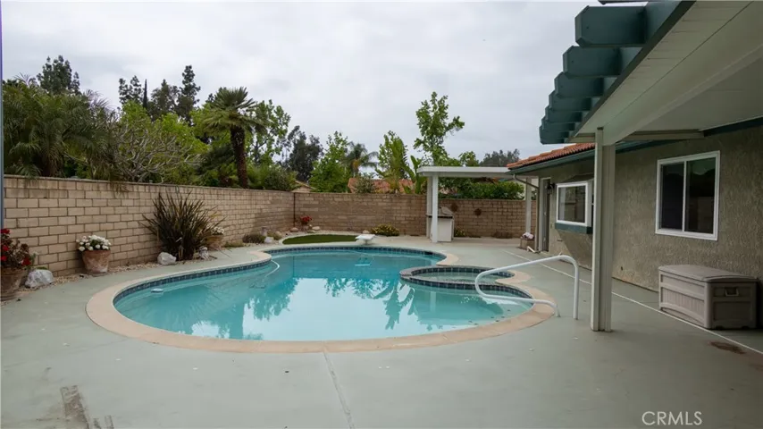 View of pool