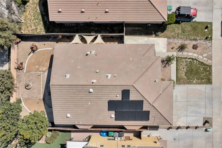 Roof with Solar Panels