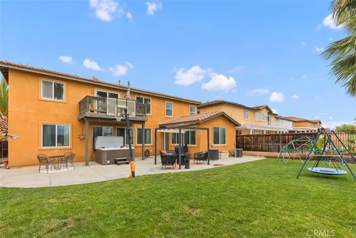 Back of house - Play equipment is included!