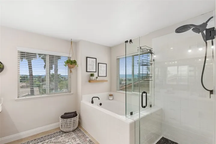 Primary Bath & Shower w/Frameless glass
