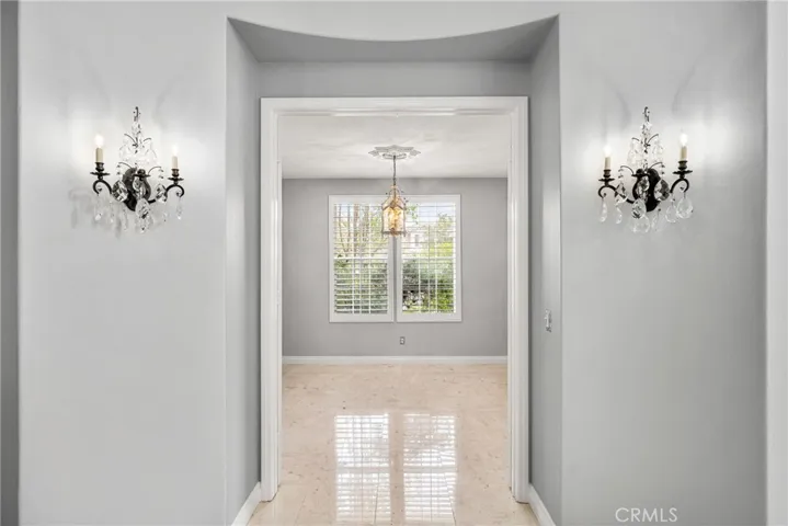Entry to Main Floor Dedicated Office or Library