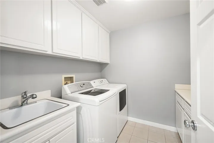 Main Floor Laundry Room with Sink