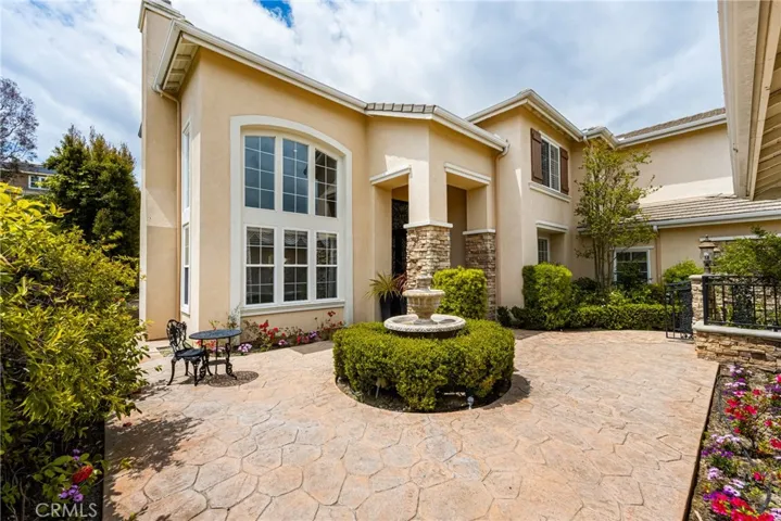 Expansive Front Gated Patio