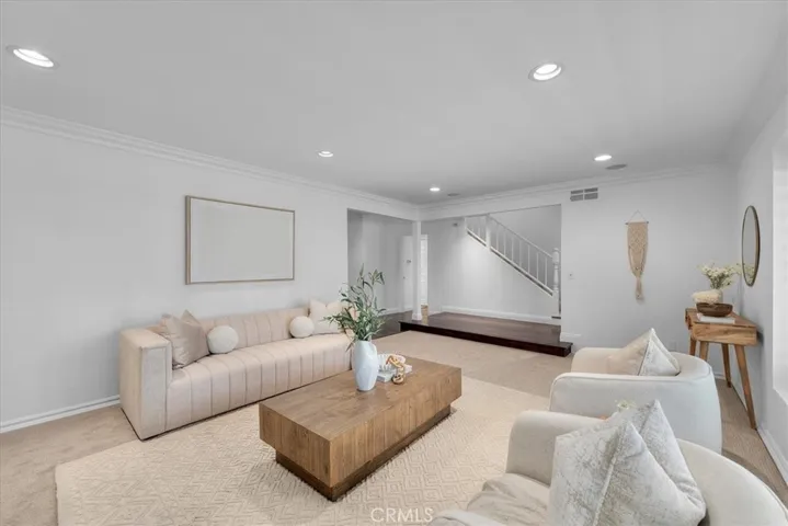 A spacious, bright and beautiful living room