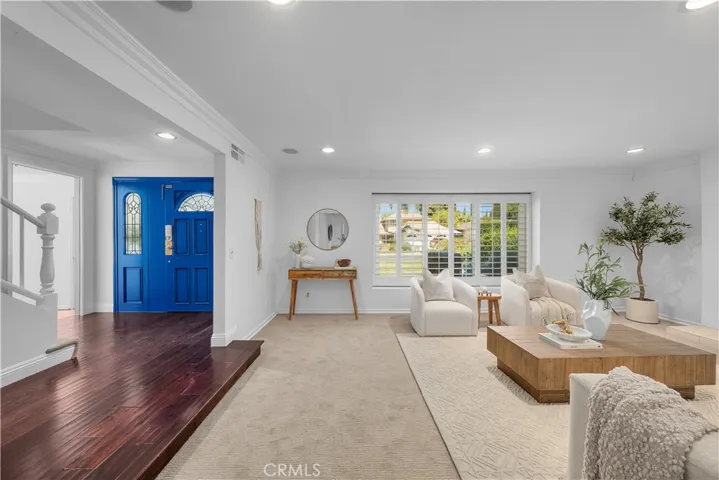 Living room and foyer