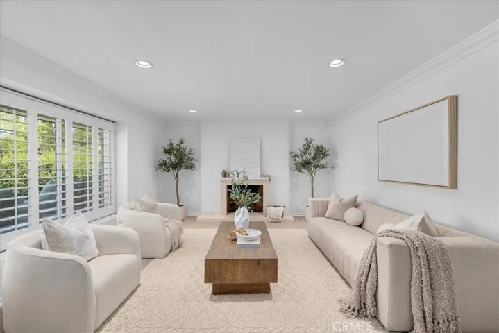 A spacious, bright and beautiful living room