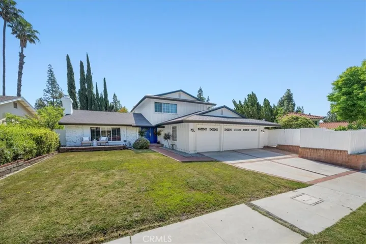 Front of the house showing side fence