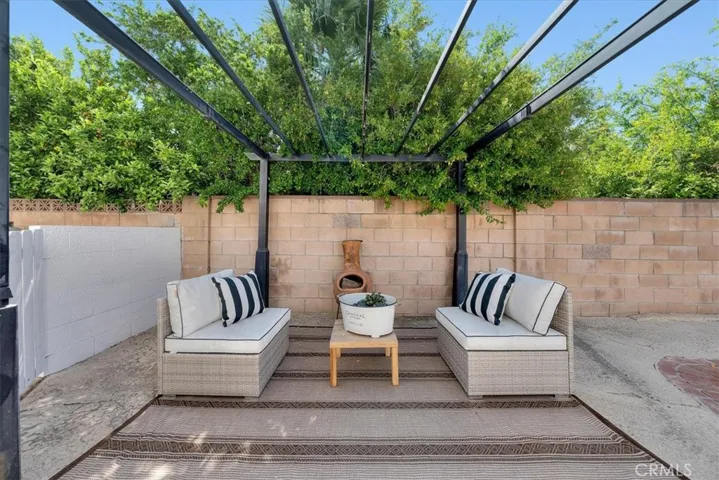 A relaxing sitting area outside primary bedroom