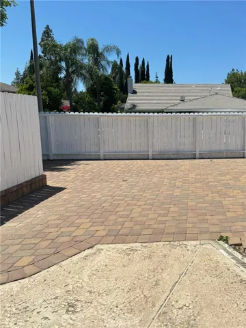 Great space in the yard for multi-purpose activities