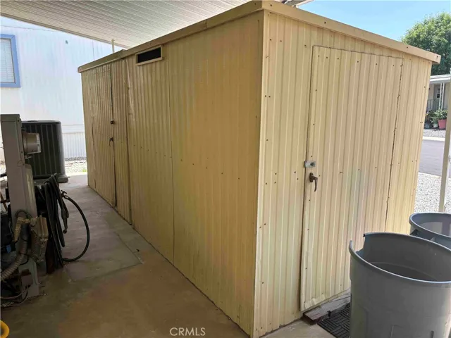 Two storage sheds