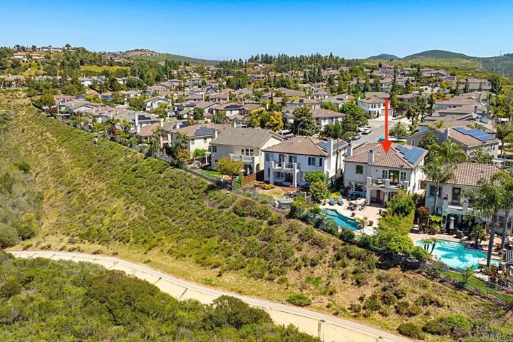 Backyard Trail Aerial View