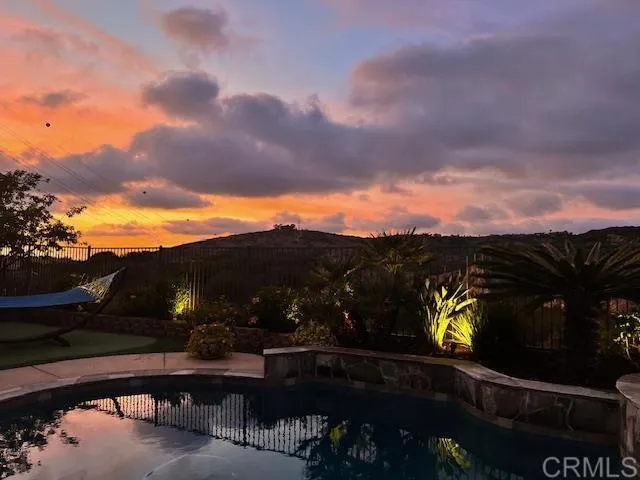 Backyard Sunset View