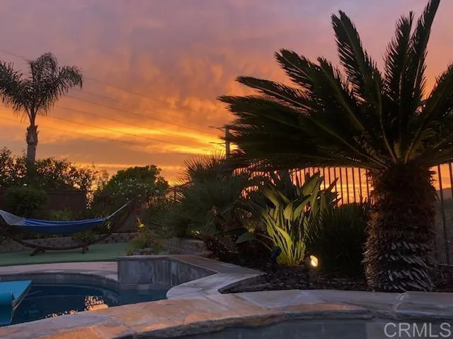 Backyard Sunset View