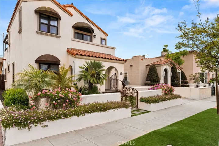 Turf in the front, back, and side yard.
