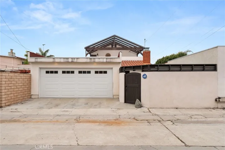 Ally view of the two car garage.