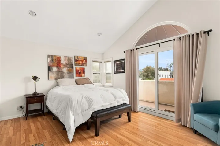 Primary Suite with recessed lighting and an open space.