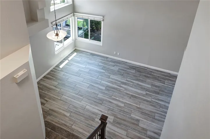 View of Living Room from upstairs landing