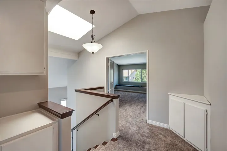 Upstairs Landing has an abundance of storage cabinets