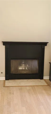 Gas fireplace in Family Room.