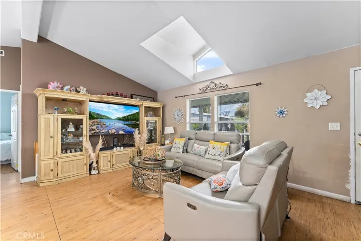 Living Room with Skylight