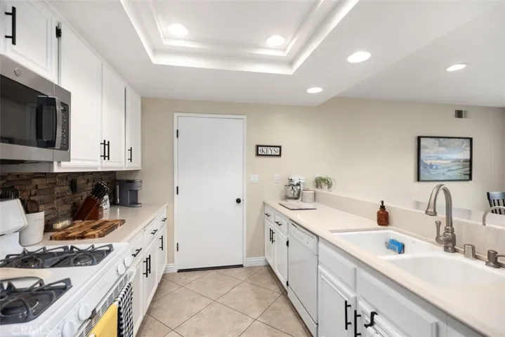 kitchen with direct access to garage