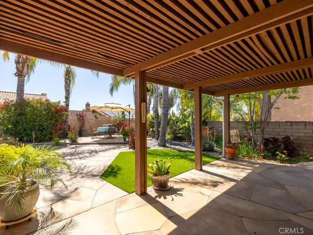 Backyard patio