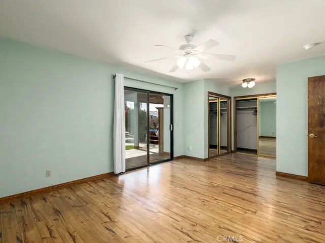 Primary bedroom closet area