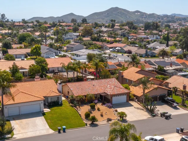 Drone view of home