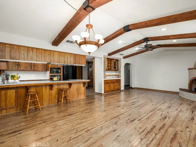 Living and dining area