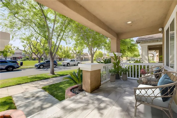 Front Porch virtually staged
