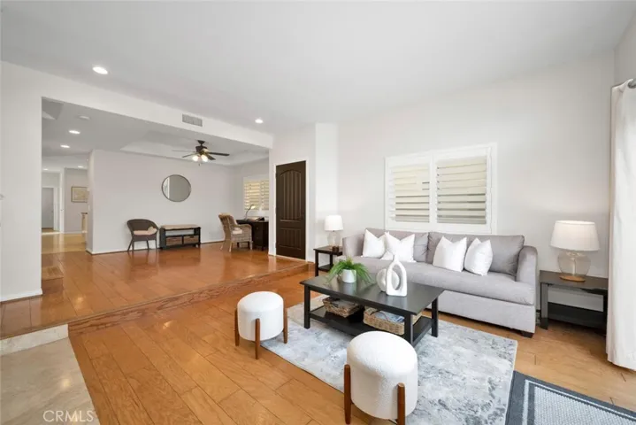 Living room facing entry