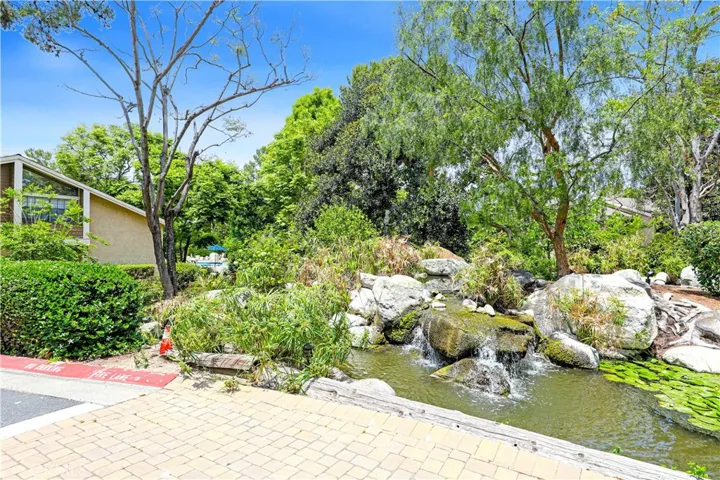 Community lakes, streams, waterfalls