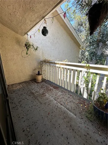 Upper spacious balcony off primary bedroom