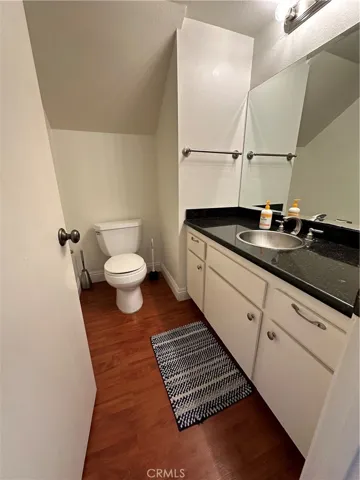Convenient downstairs powder room
