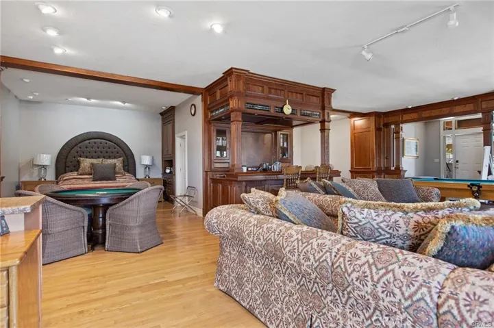 Studio apartment bedroom area