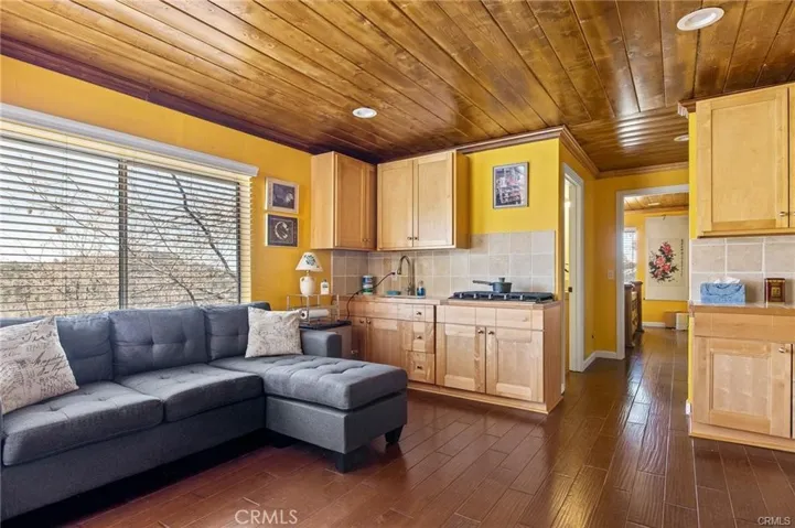 One Bedroom Apartment open to kitchen.